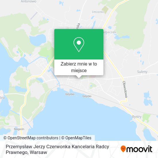 Mapa Przemysław Jerzy Czerwonka Kancelaria Radcy Prawnego