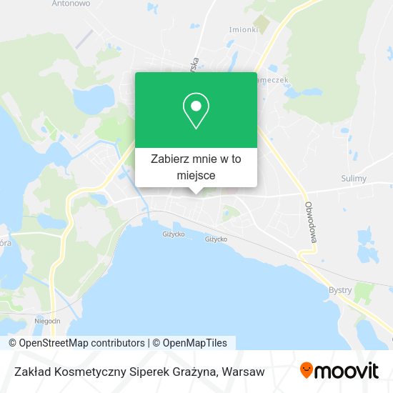 Mapa Zakład Kosmetyczny Siperek Grażyna