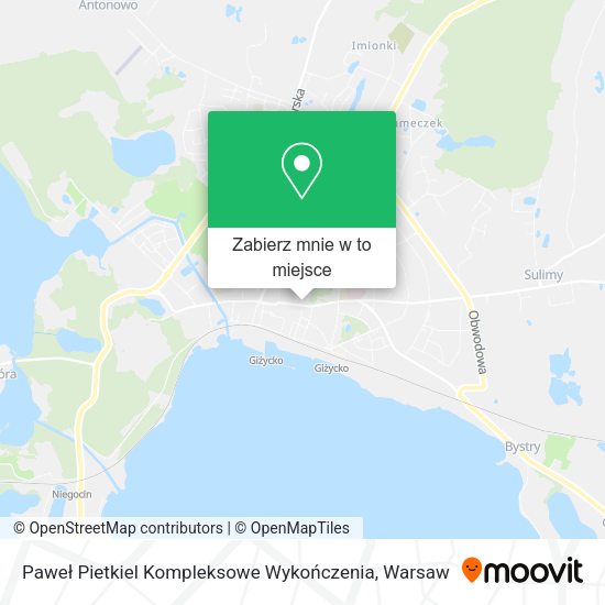 Mapa Paweł Pietkiel Kompleksowe Wykończenia