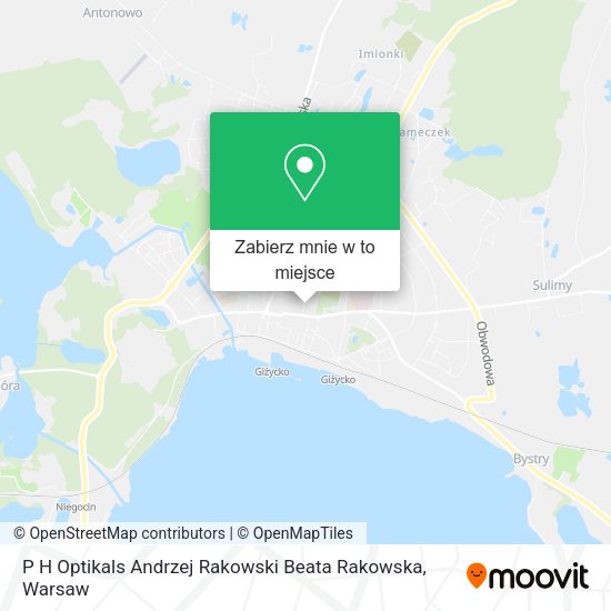 Mapa P H Optikals Andrzej Rakowski Beata Rakowska