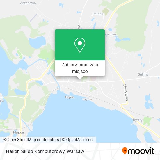 Mapa Haker. Sklep Komputerowy