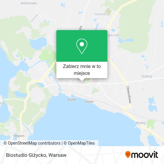 Mapa Biostudio Giżycko