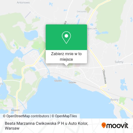 Mapa Beata Marzanna Cwikowska P H u Auto Kolor