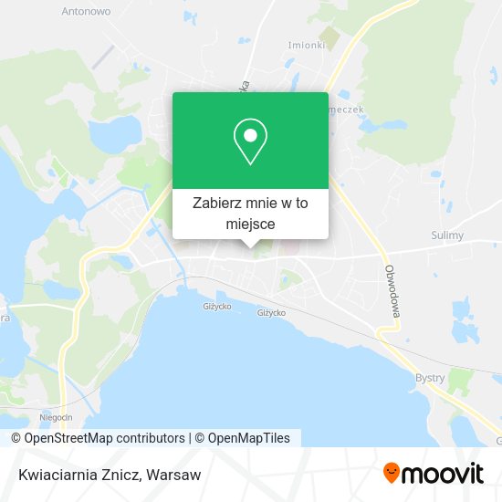 Mapa Kwiaciarnia Znicz