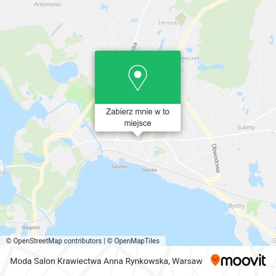 Mapa Moda Salon Krawiectwa Anna Rynkowska