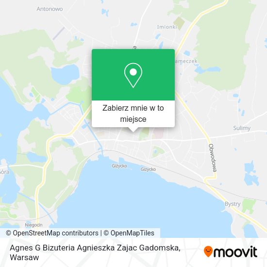 Mapa Agnes G Bizuteria Agnieszka Zajac Gadomska