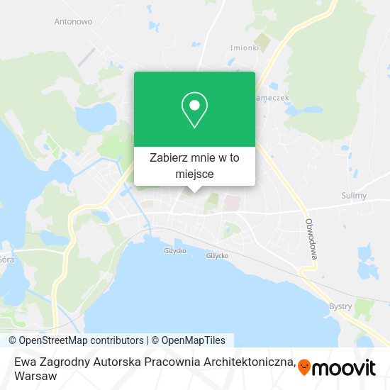 Mapa Ewa Zagrodny Autorska Pracownia Architektoniczna