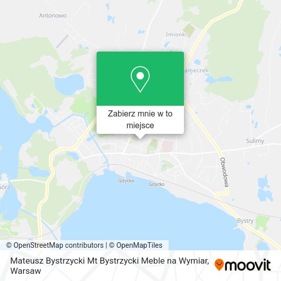 Mapa Mateusz Bystrzycki Mt Bystrzycki Meble na Wymiar