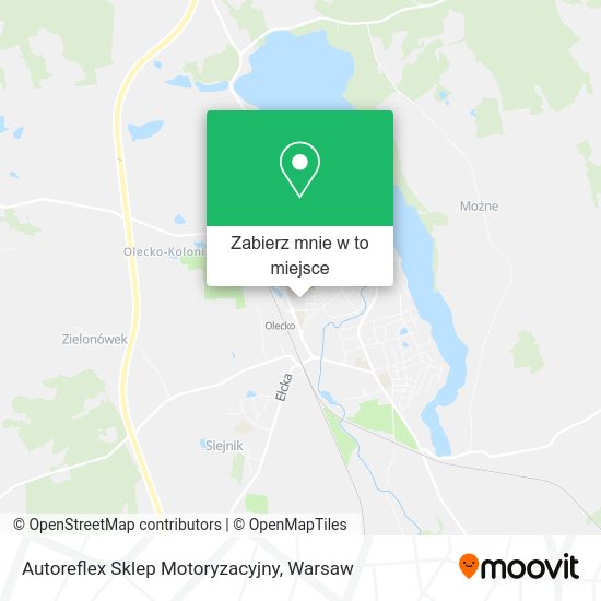 Mapa Autoreflex Sklep Motoryzacyjny