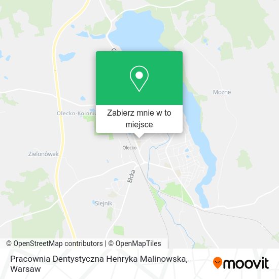 Mapa Pracownia Dentystyczna Henryka Malinowska