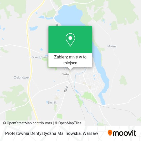 Mapa Protezownia Dentystyczna Malinowska