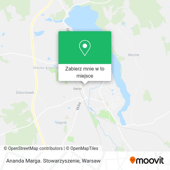 Mapa Ananda Marga. Stowarzyszenie