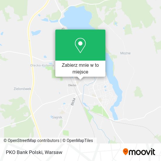 Mapa PKO Bank Polski