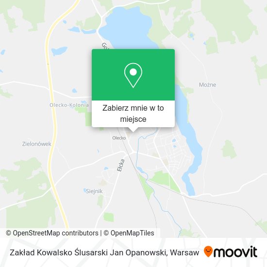 Mapa Zakład Kowalsko Ślusarski Jan Opanowski