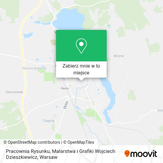 Mapa Pracownia Rysunku, Malarstwa i Grafiki Wojciech Dzieszkiewicz