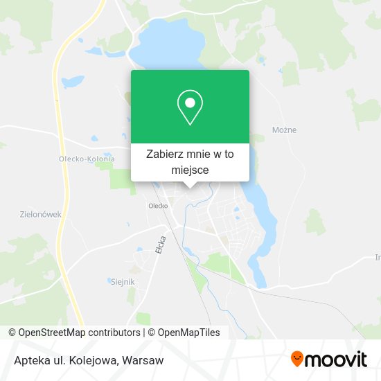 Mapa Apteka ul. Kolejowa