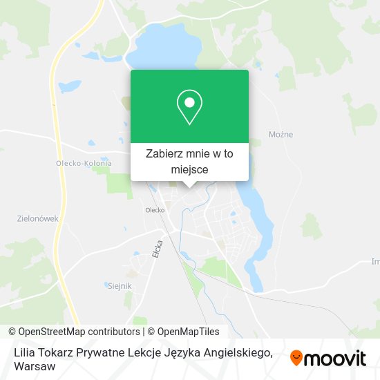 Mapa Lilia Tokarz Prywatne Lekcje Języka Angielskiego