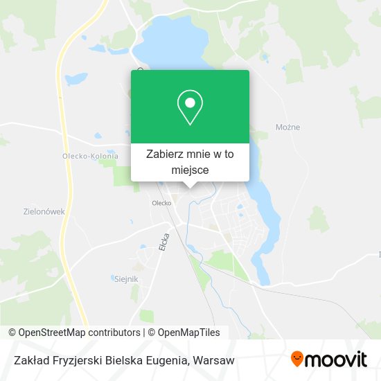 Mapa Zakład Fryzjerski Bielska Eugenia