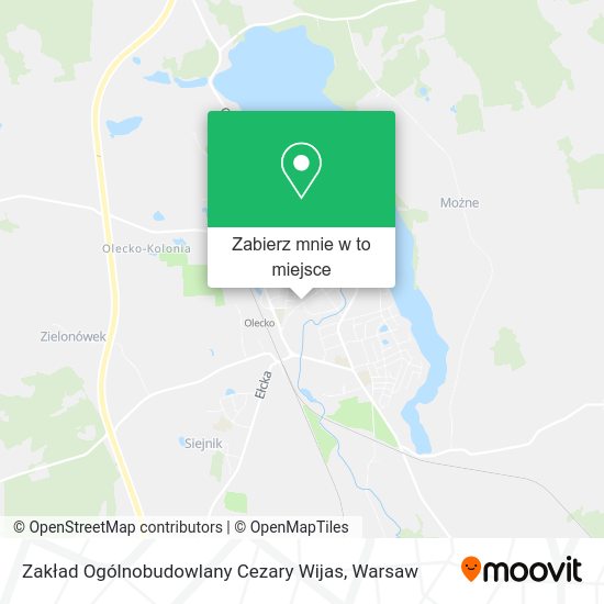 Mapa Zakład Ogólnobudowlany Cezary Wijas