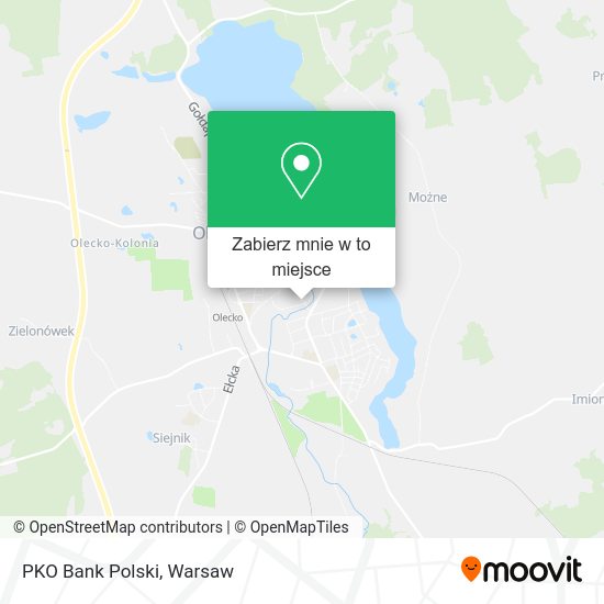 Mapa PKO Bank Polski