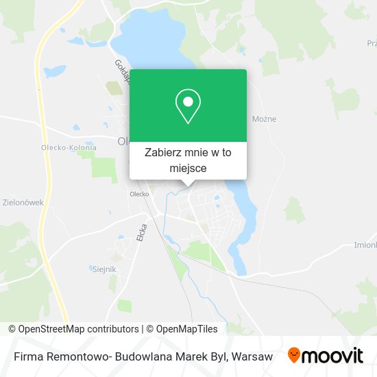 Mapa Firma Remontowo- Budowlana Marek Byl