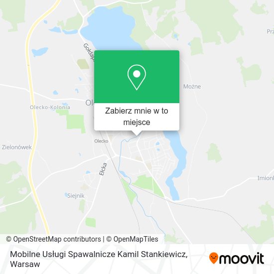 Mapa Mobilne Usługi Spawalnicze Kamil Stankiewicz