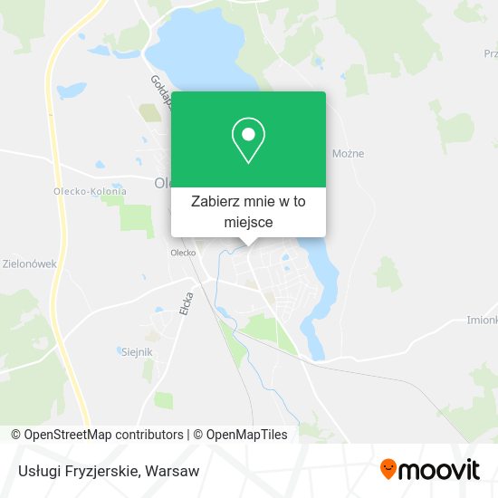 Mapa Usługi Fryzjerskie