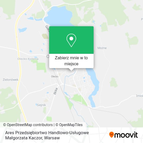 Mapa Ares Przedsiębiortwo Handlowo-Usługowe Małgorzata Kaczor