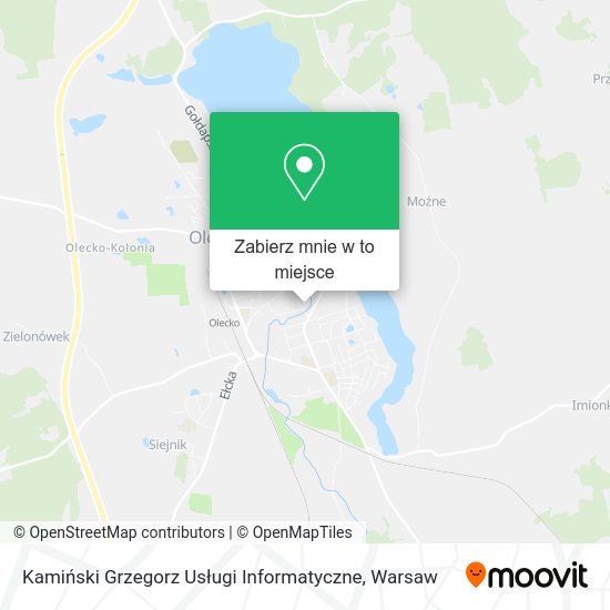 Mapa Kamiński Grzegorz Usługi Informatyczne