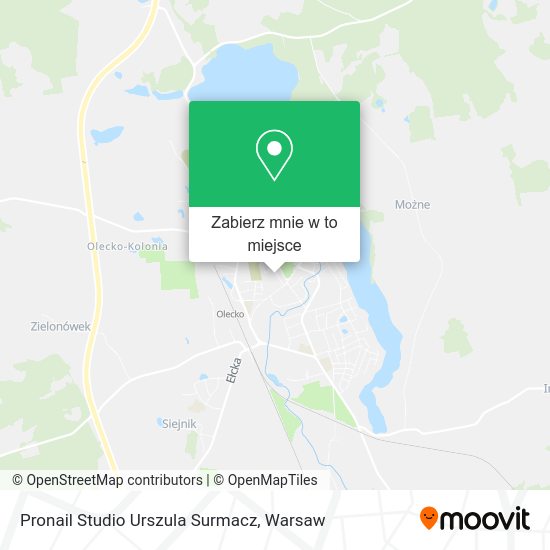 Mapa Pronail Studio Urszula Surmacz