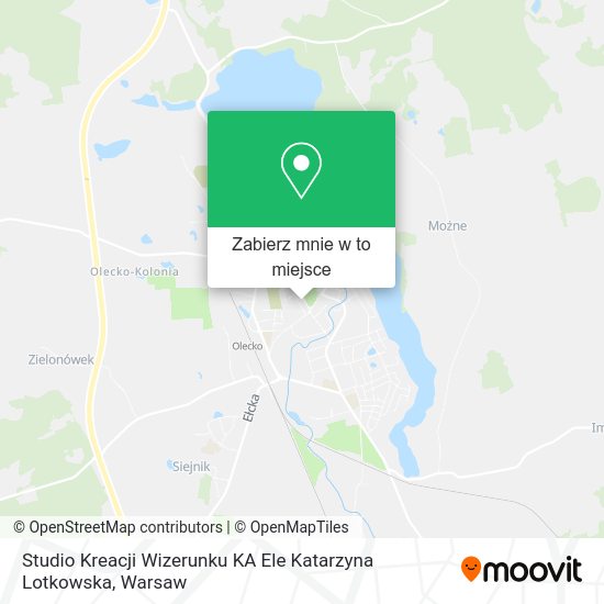 Mapa Studio Kreacji Wizerunku KA Ele Katarzyna Lotkowska