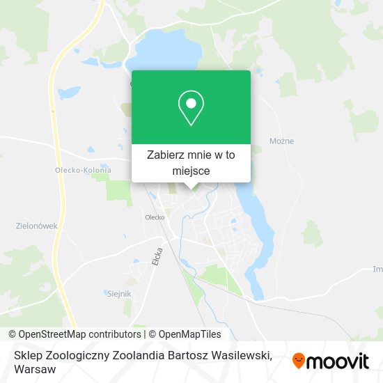 Mapa Sklep Zoologiczny Zoolandia Bartosz Wasilewski