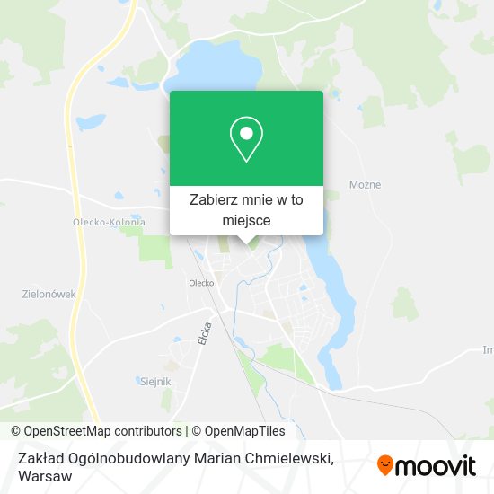 Mapa Zakład Ogólnobudowlany Marian Chmielewski