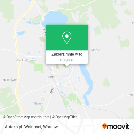 Mapa Apteka pl. Wolności