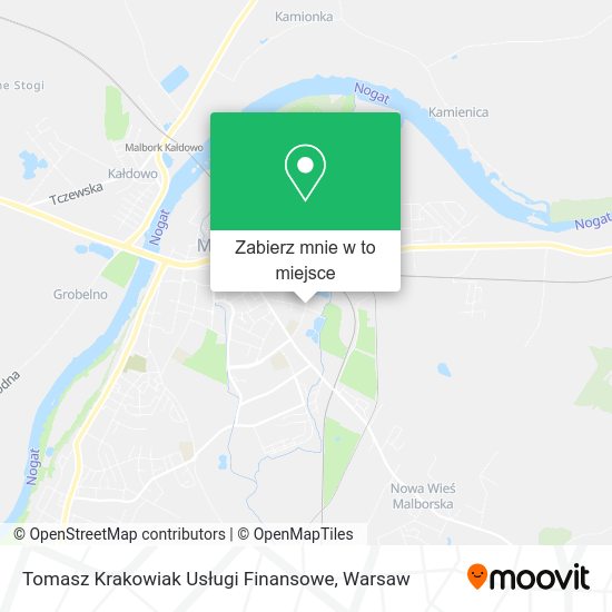 Mapa Tomasz Krakowiak Usługi Finansowe