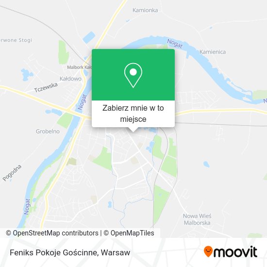 Mapa Feniks Pokoje Gościnne