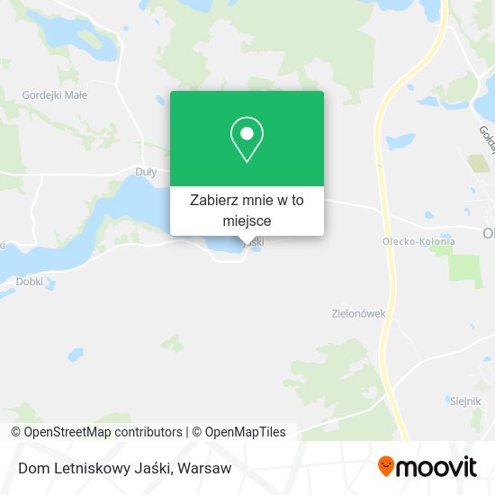 Mapa Dom Letniskowy Jaśki