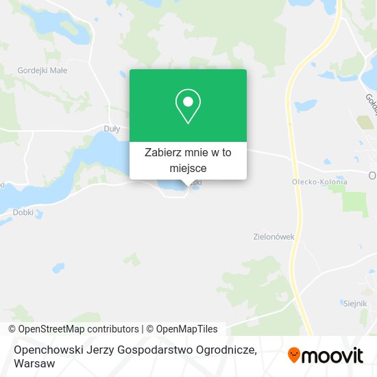 Mapa Openchowski Jerzy Gospodarstwo Ogrodnicze