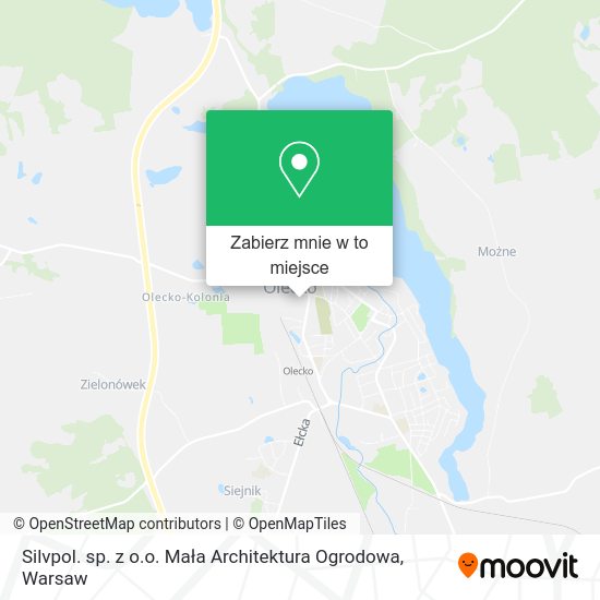 Mapa Silvpol. sp. z o.o. Mała Architektura Ogrodowa