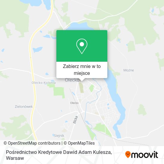 Mapa Pośrednictwo Kredytowe Dawid Adam Kulesza