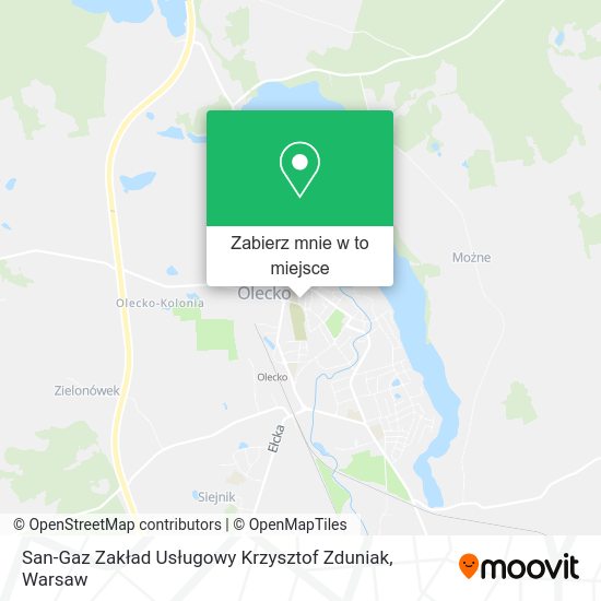 Mapa San-Gaz Zakład Usługowy Krzysztof Zduniak