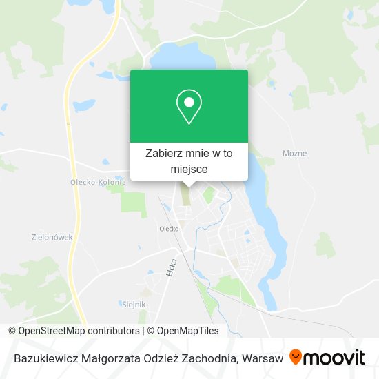 Mapa Bazukiewicz Małgorzata Odzież Zachodnia