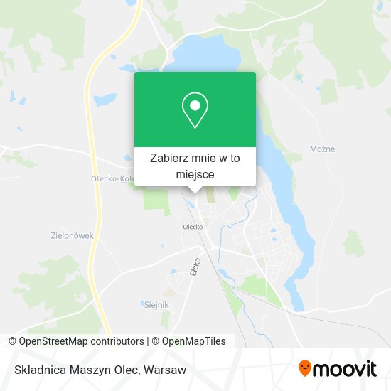 Mapa Skladnica Maszyn Olec