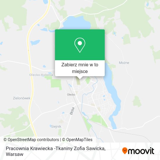 Mapa Pracownia Krawiecka -Tkaniny Zofia Sawicka