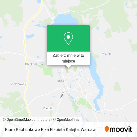 Mapa Biuro Rachunkowe Elka Elzbieta Kalejta