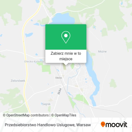 Mapa Przedsiebiorstwo Handlowo Uslugowe