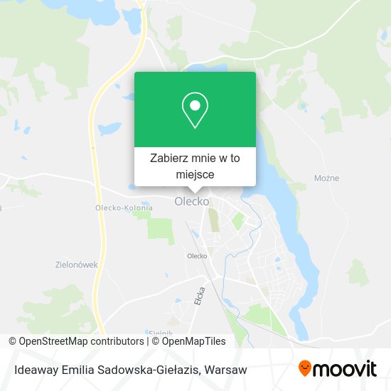 Mapa Ideaway Emilia Sadowska-Giełazis