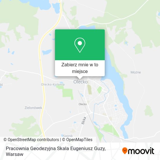 Mapa Pracownia Geodezyjna Skala Eugeniusz Guzy