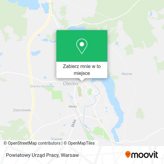 Mapa Powiatowy Urząd Pracy