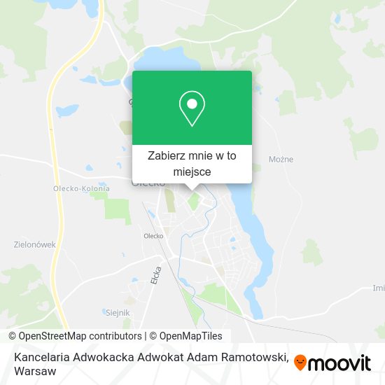 Mapa Kancelaria Adwokacka Adwokat Adam Ramotowski